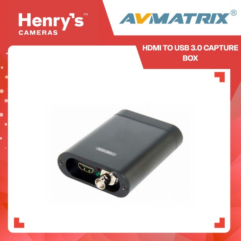 AVMATRIX SDI/HDMI TO USB 3.0 CAPTURE BOX
